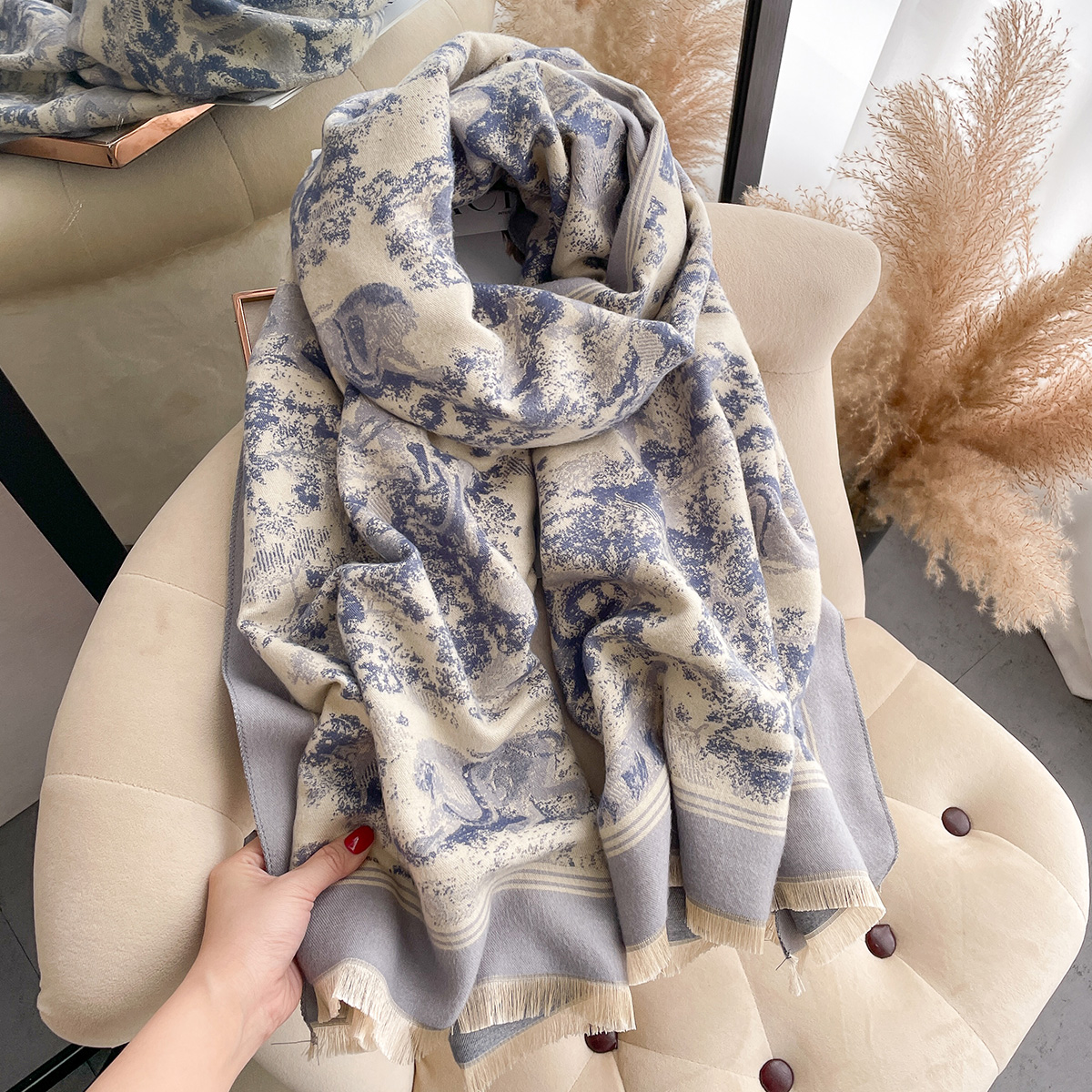 Luxury Winter Cashmere Scarf W - Woven Scarf Blanket recensione e prezzo