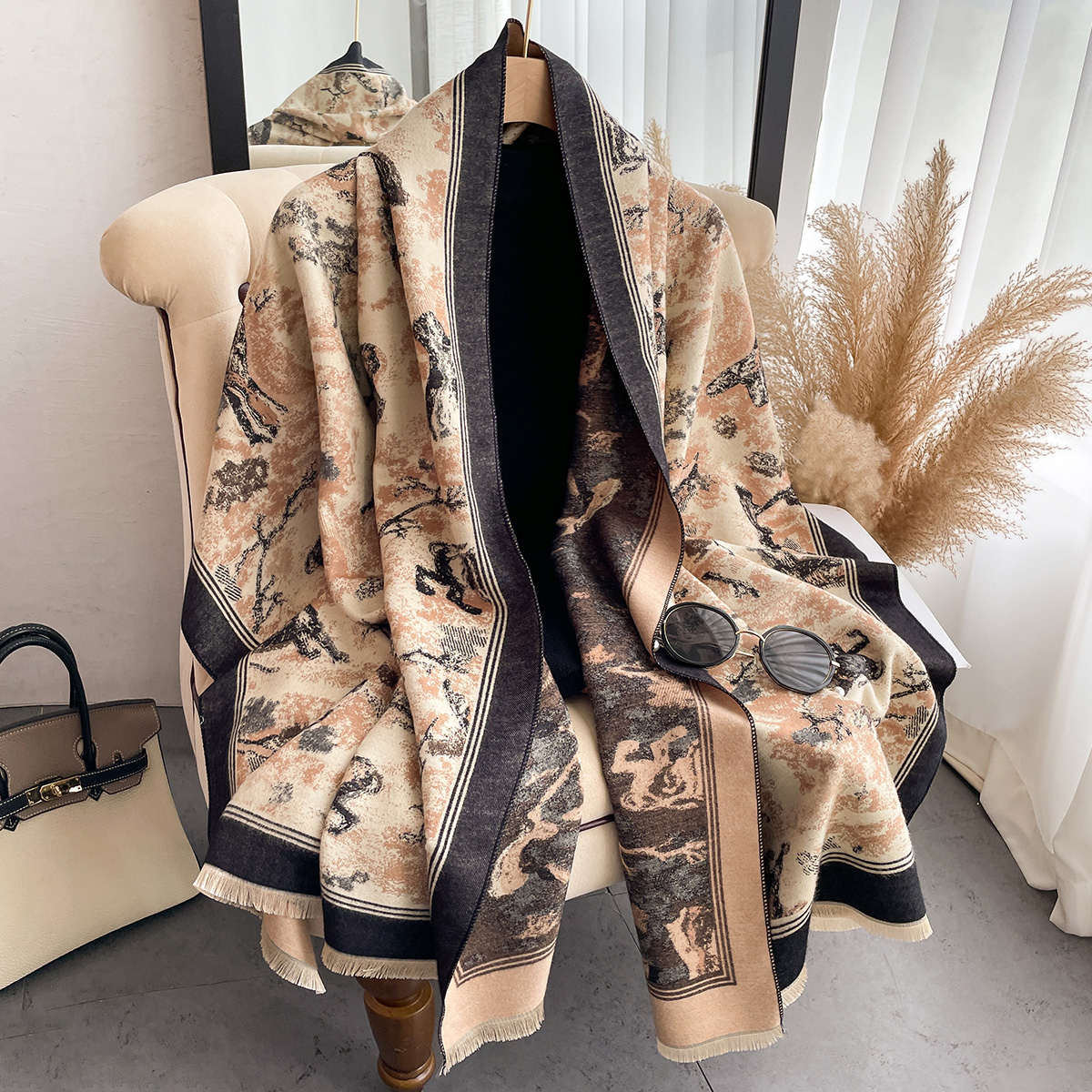 Luxury Winter Cashmere Scarf W - Woven Scarf Blanket recensione e prezzo