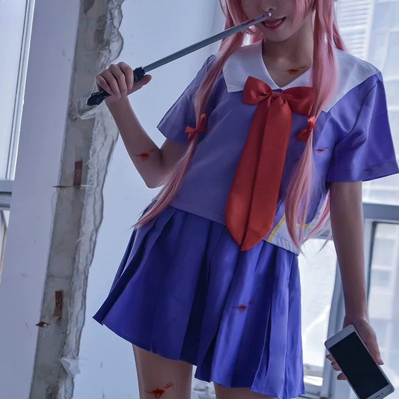 Yuno Gasai Future Diary Cospla - Bow Tie Pre Tied recensione e prezzo
