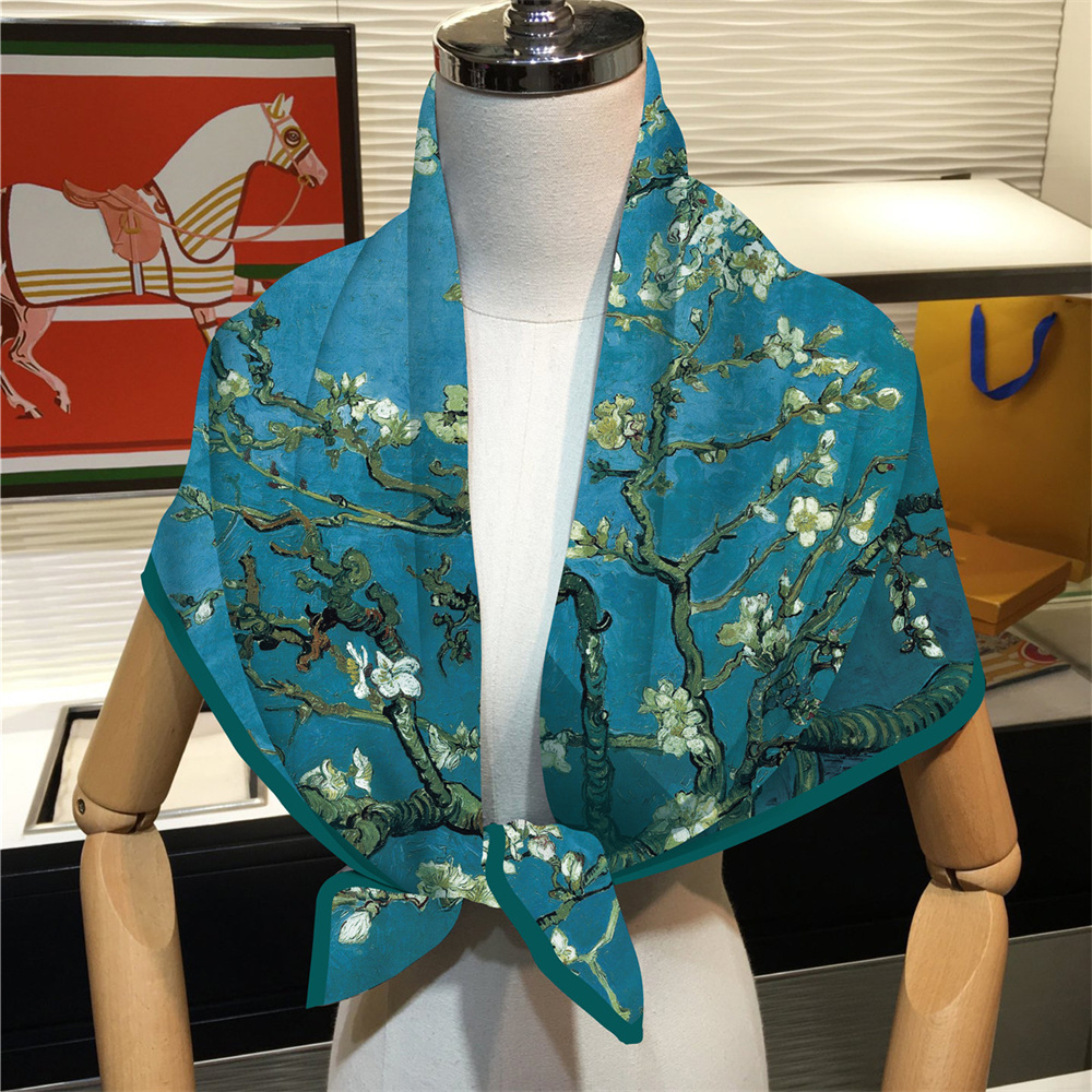 90CM Hot Sell Twill Silk Scarf - Face Scarf Mask recensione e prezzo