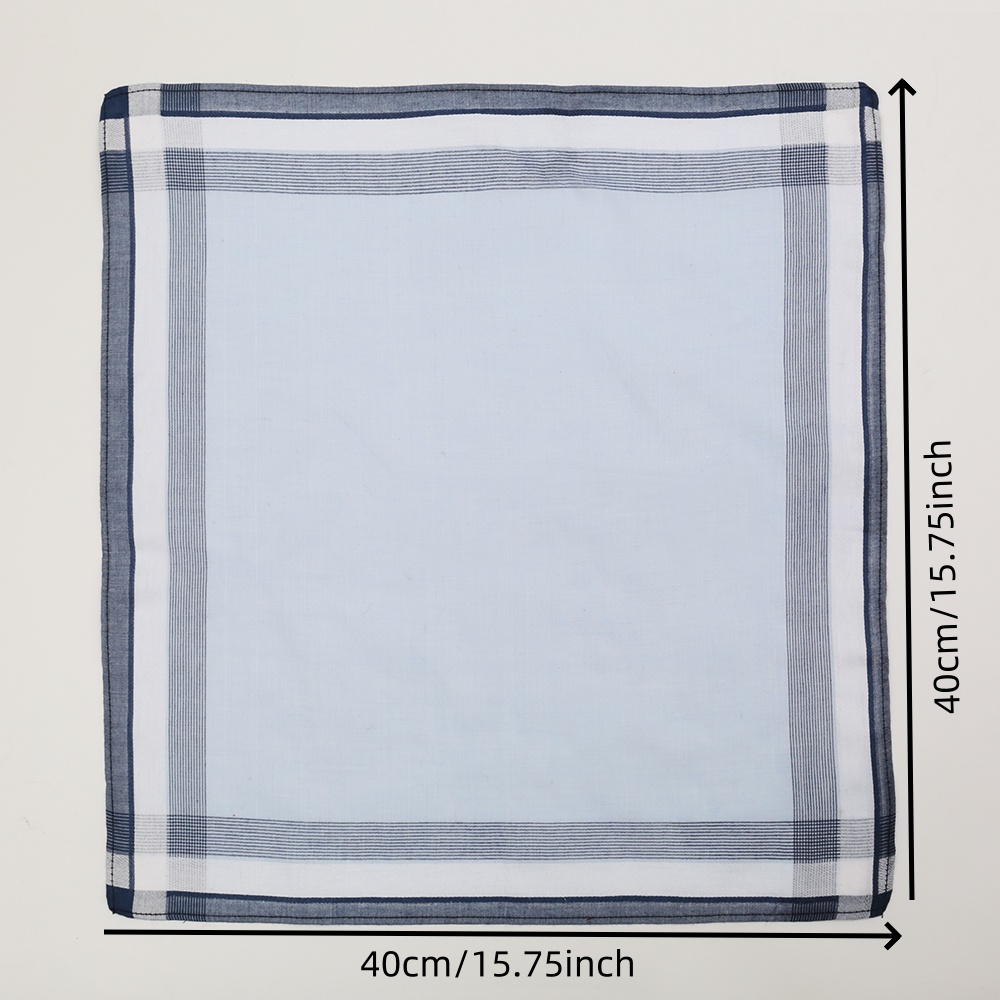 Men's Pure Cotton Yarn-Dyed Ha - Handkerchief Cotton Men recensione e prezzo