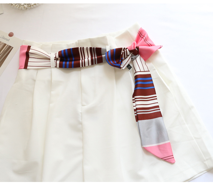 TOP Small Long Silk Neckerchie - Silk Tie Striped recensione e prezzo