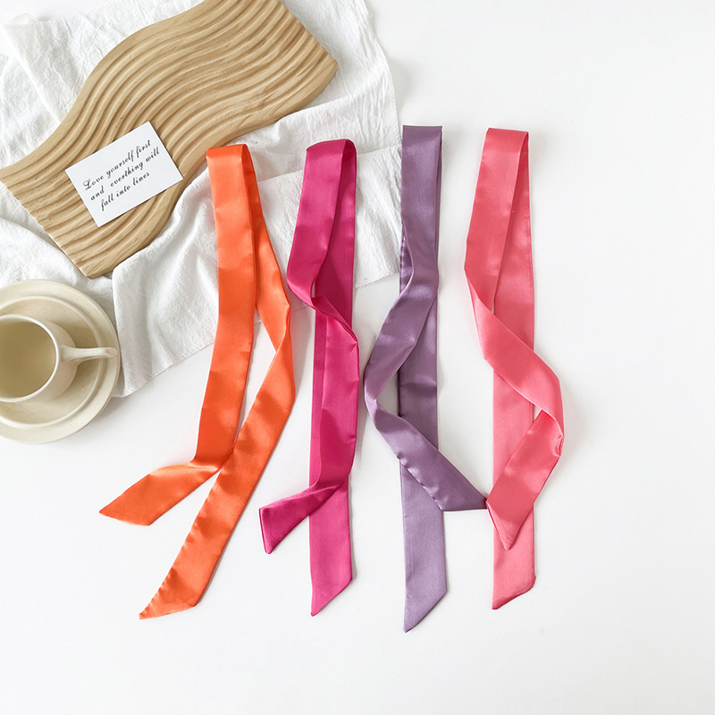4x100cm Satin Silk Narrow Scar - Ascot Neck Scarf recensione e prezzo