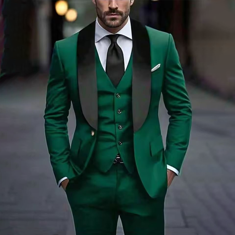 Elegant man suit Green Men Sui - Muffler Men Wool recensione e prezzo