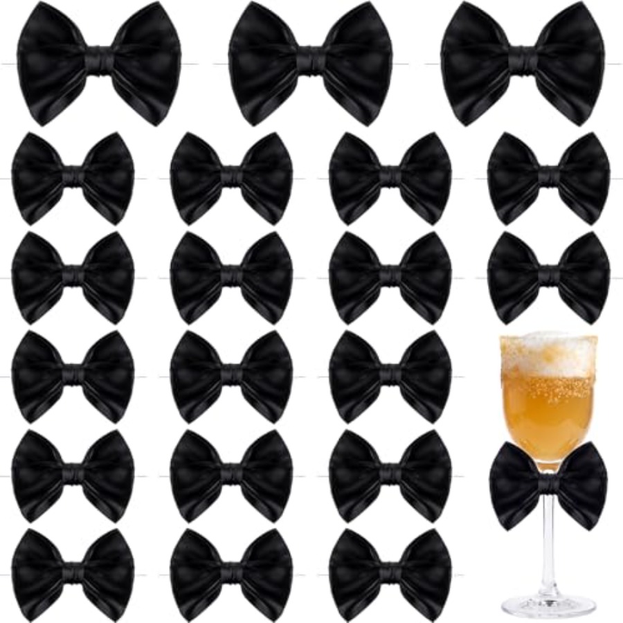 Black 48 Pcs 3.5 Inch Bows wit - Bow Tie Pre Tied recensione e prezzo