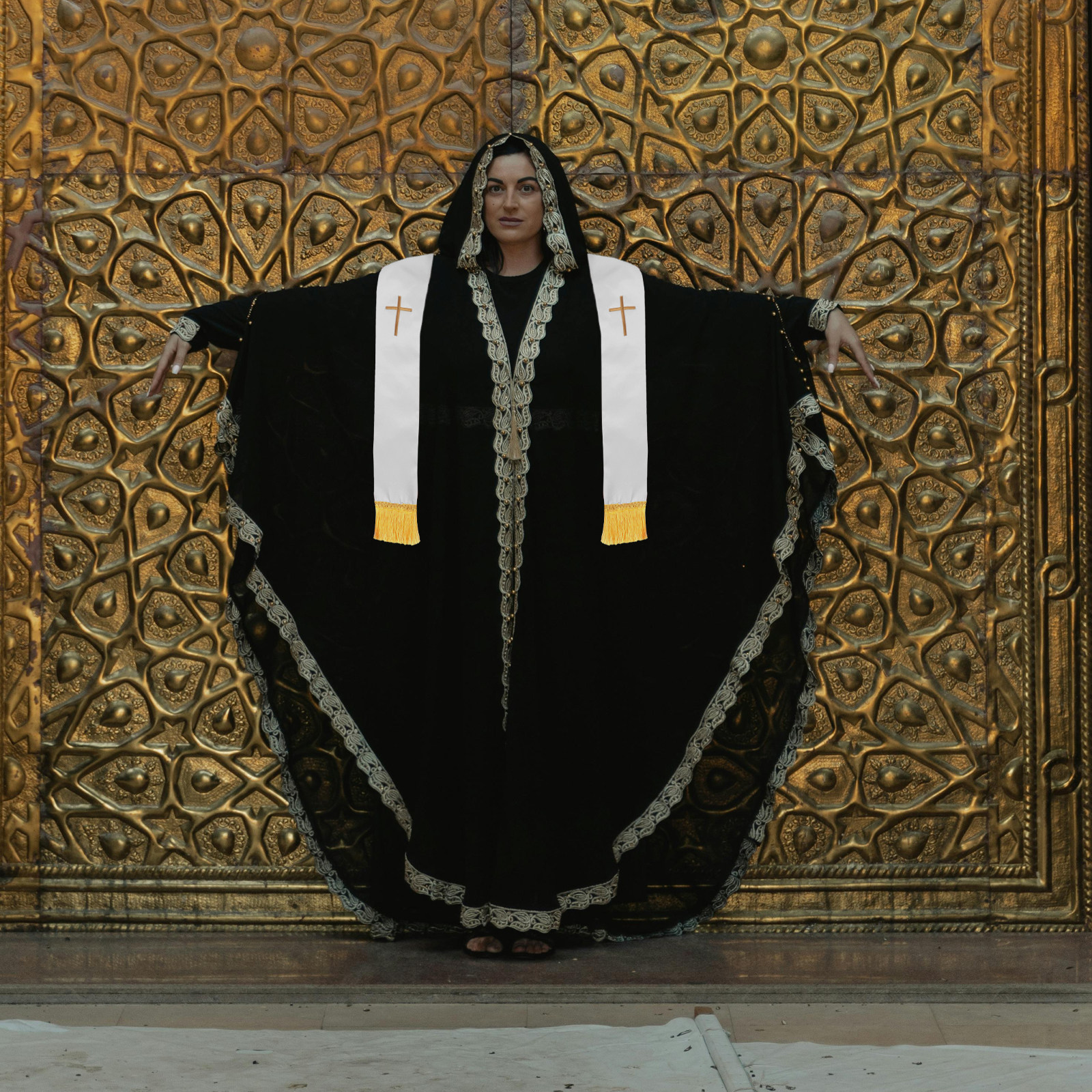 Clergy Stole Embroidered Cross - Stole Wedding Shawl recensione e prezzo