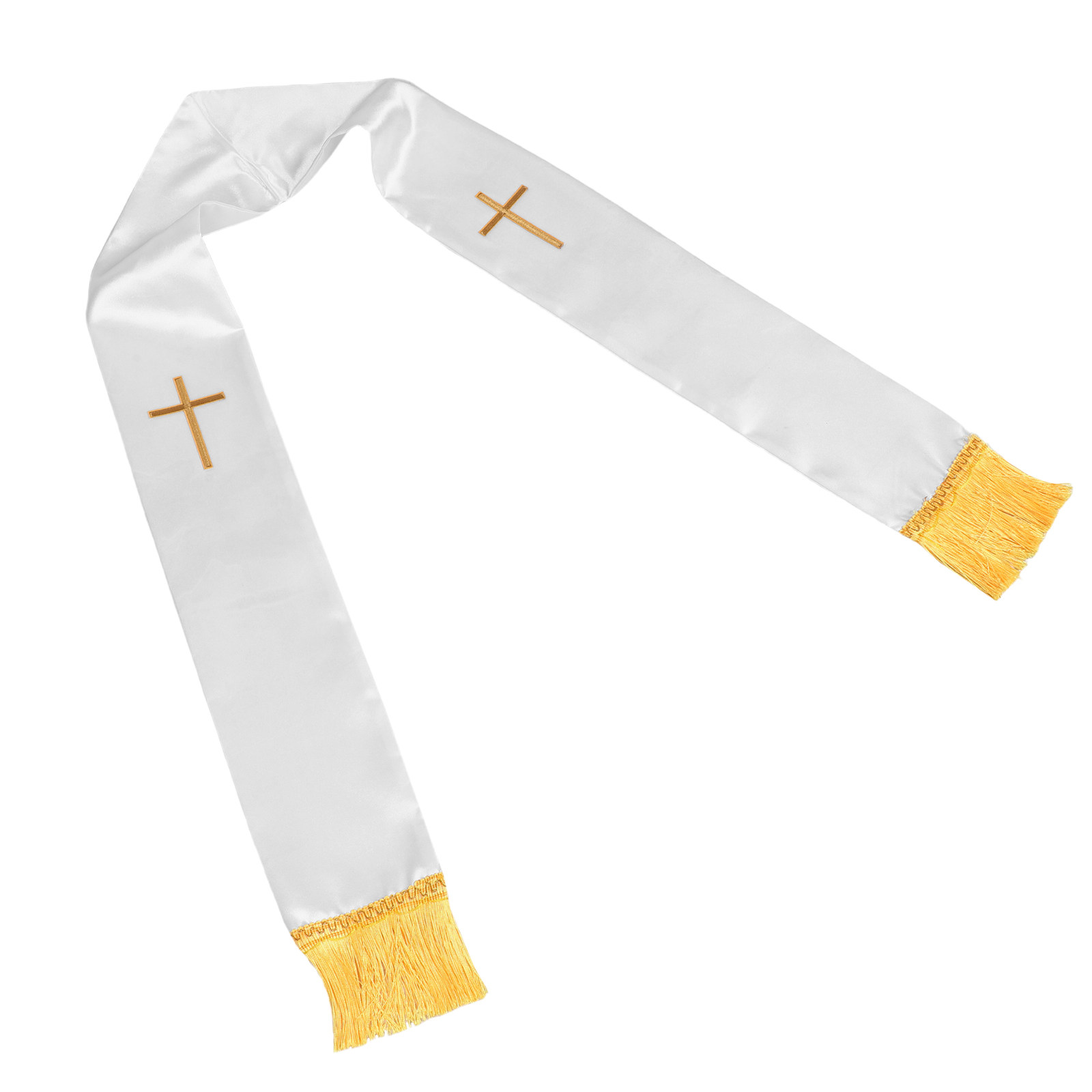 Clergy Stole Embroidered Cross - Stole Wedding Shawl recensione e prezzo