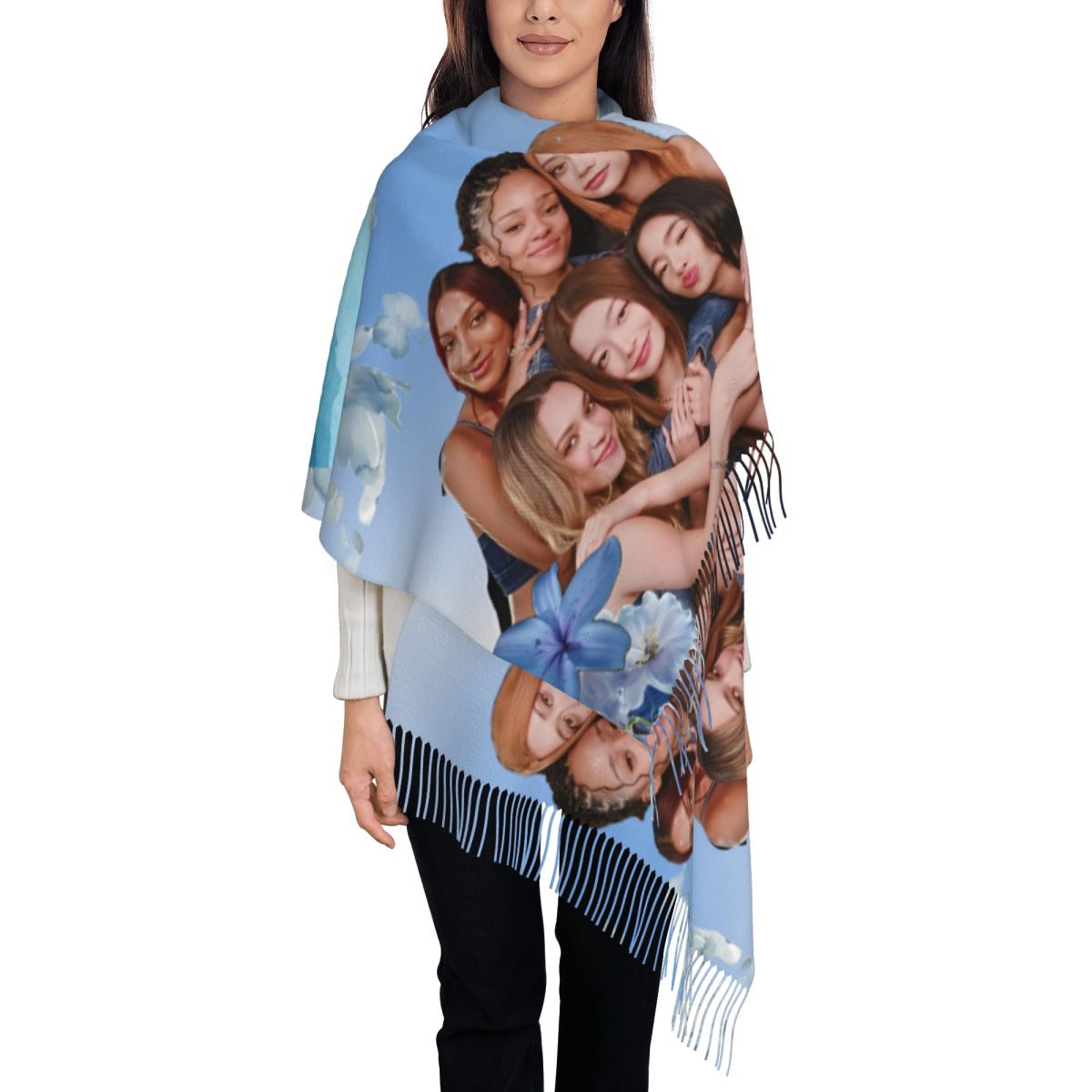 Katseye Kpop Scarf for Women W - Pashmina Wrap Large recensione e prezzo