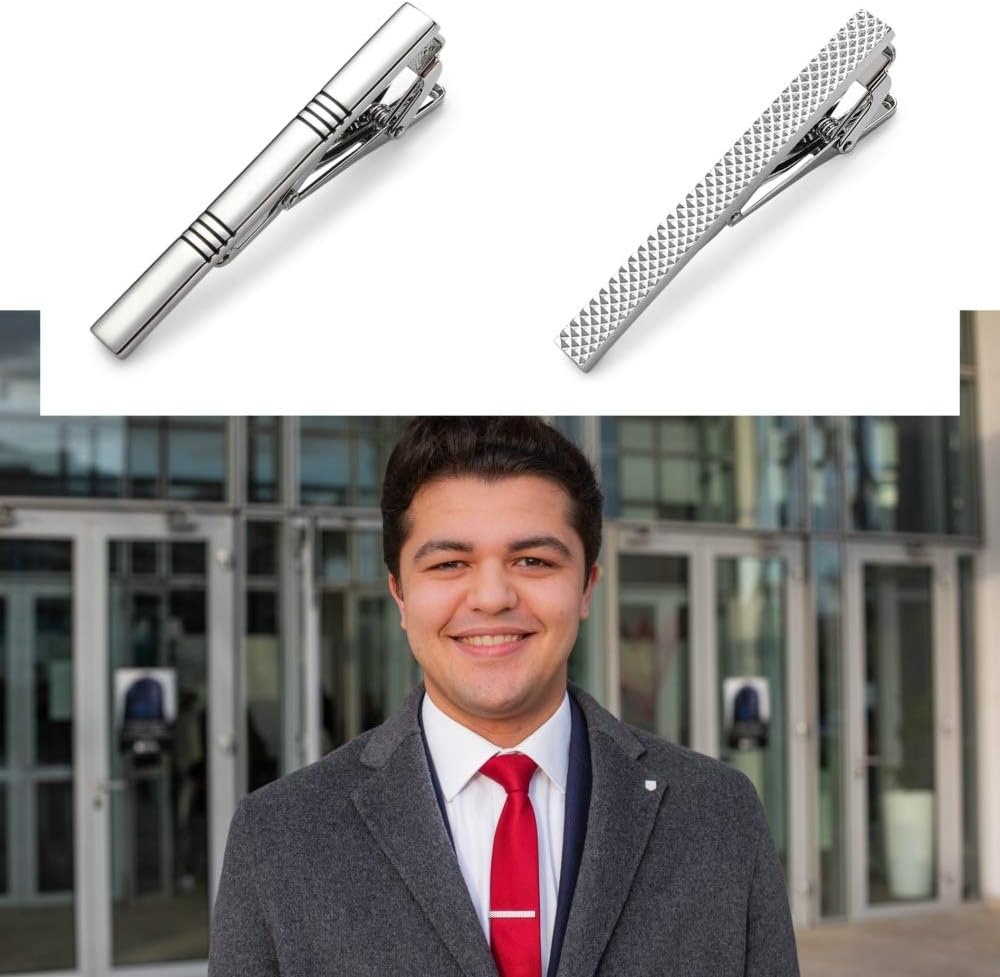 Tie Clips for Men, Classic Sty - Tie Bar Set Gift recensione e prezzo