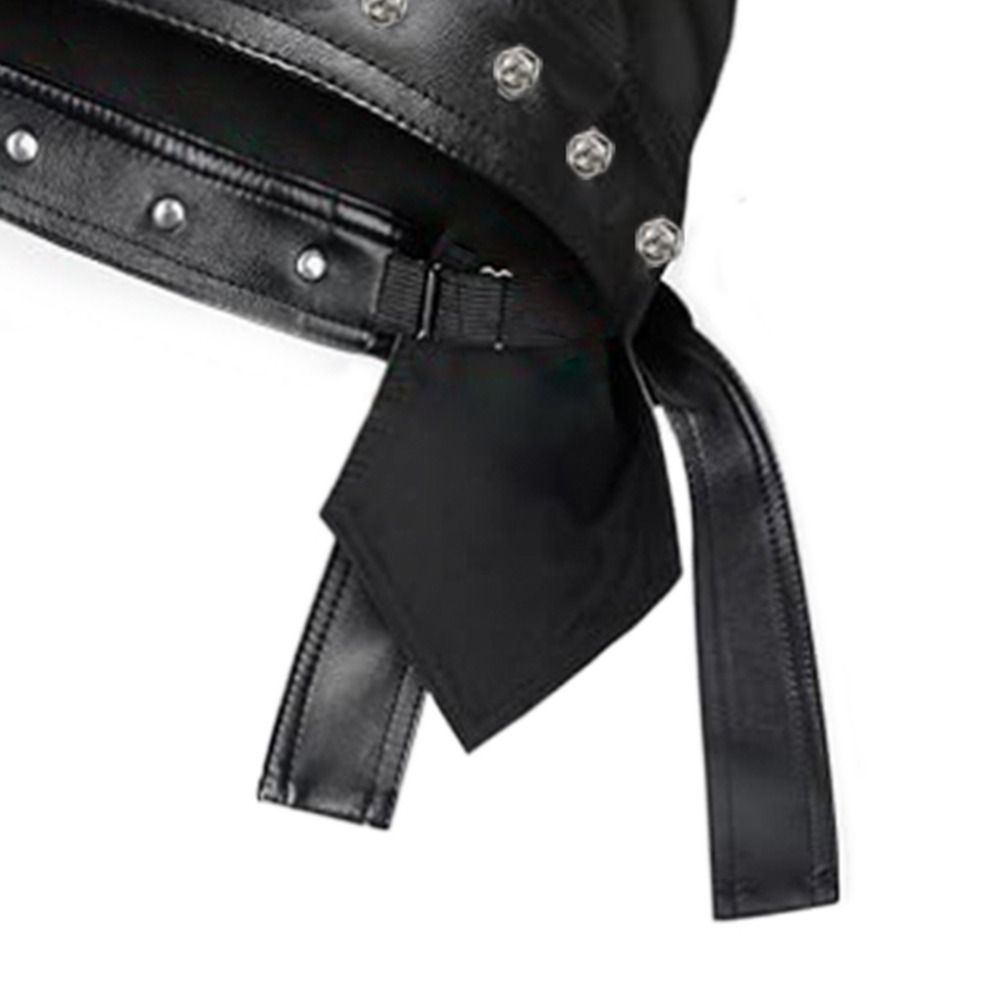 New PU Leather Black Biker Cap - Bandana Doo Rag recensione e prezzo