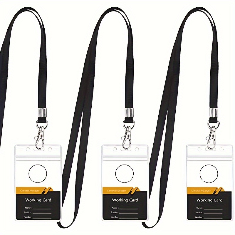transparent waterproof name ba - Lanyard Badge Holder recensione e prezzo