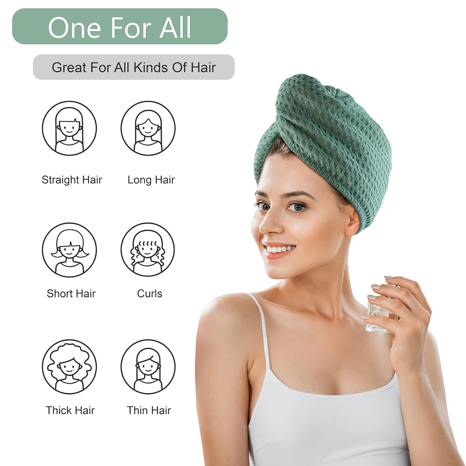 Microfiber Hair Drying Towel - - Head Wrap Turban recensione e prezzo
