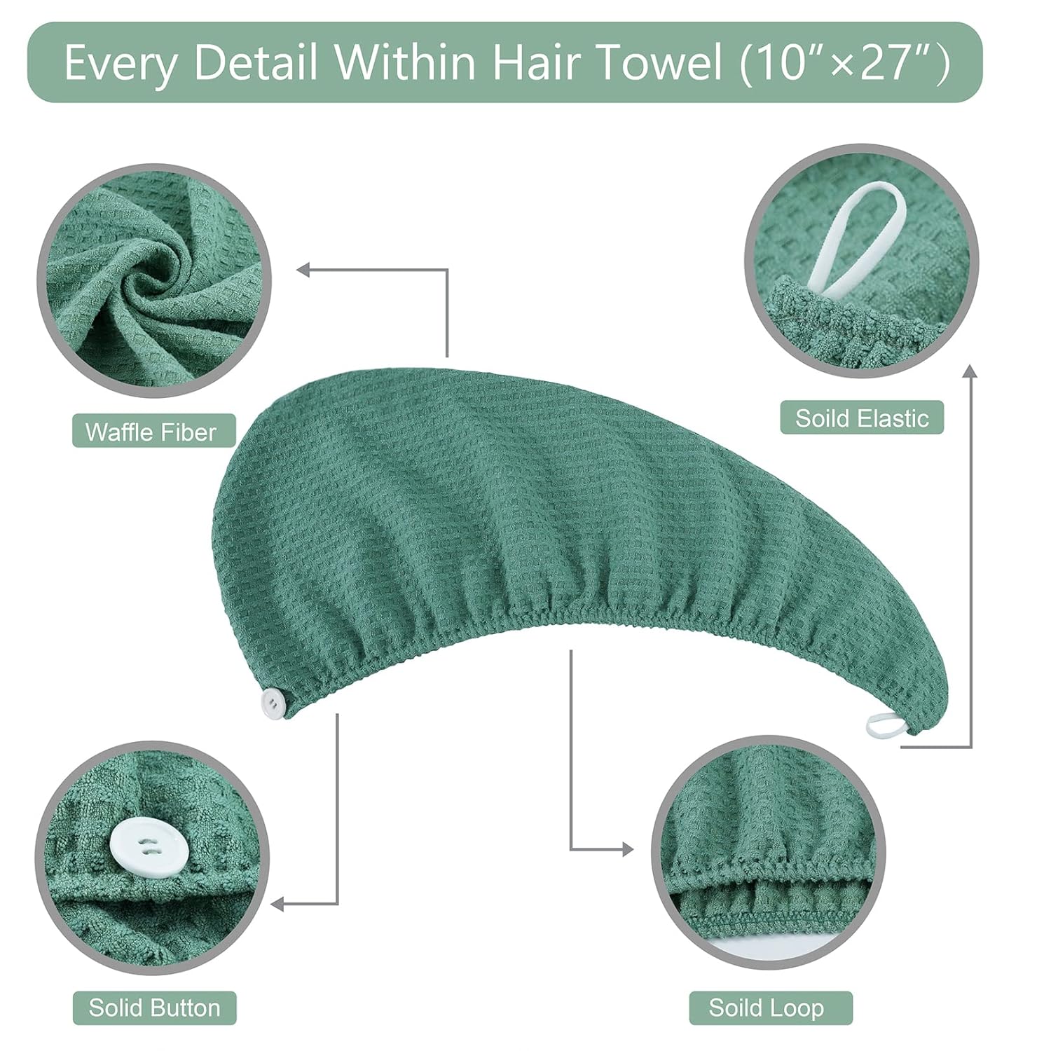 Microfiber Hair Drying Towel - - Head Wrap Turban recensione e prezzo