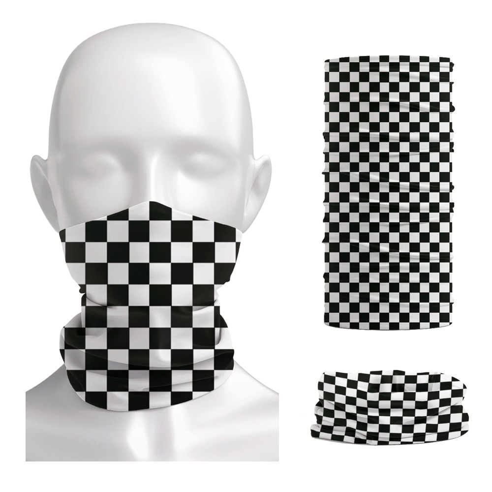 Checkered Ska Printed Headband - Neck Warmer Tube recensione e prezzo
