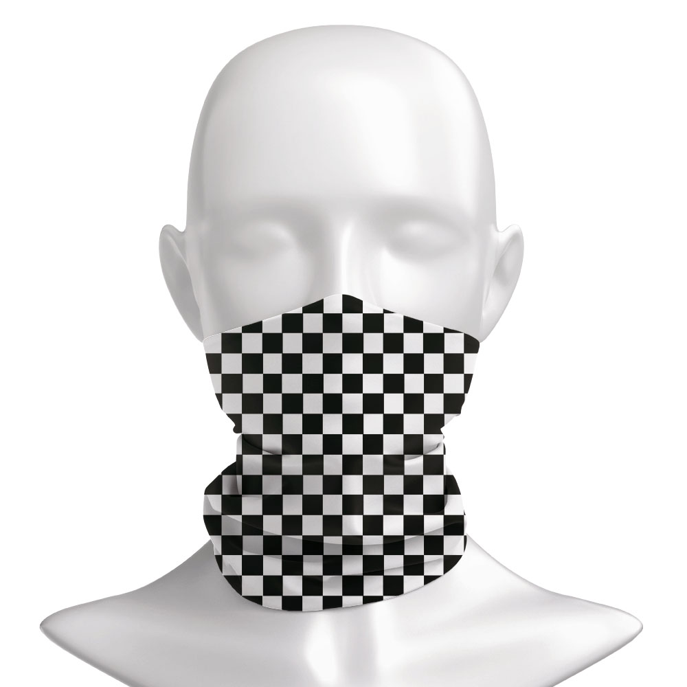 Checkered Ska Printed Headband - Neck Warmer Tube recensione e prezzo