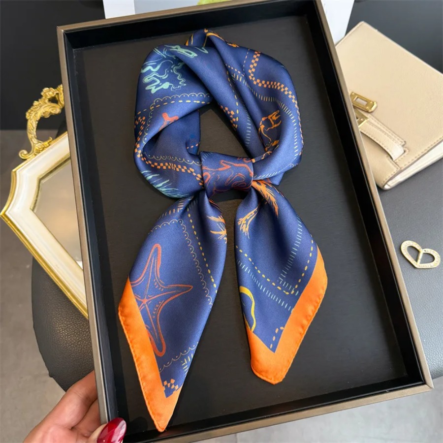 Blue Print Silk Square Scarf W - Bandana Cotton recensione e prezzo
