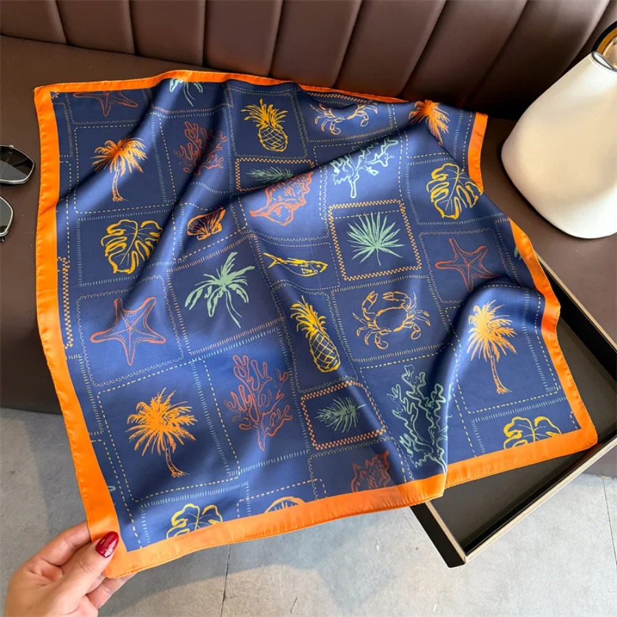 Blue Print Silk Square Scarf W - Bandana Cotton recensione e prezzo