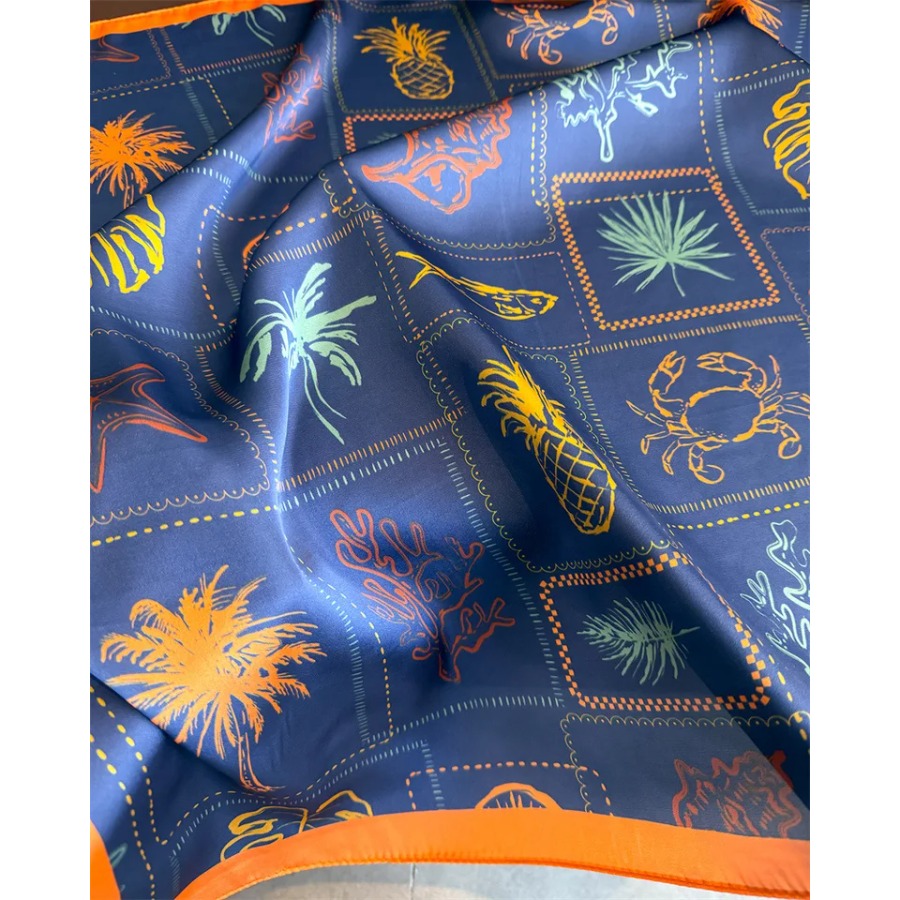Blue Print Silk Square Scarf W - Bandana Cotton recensione e prezzo