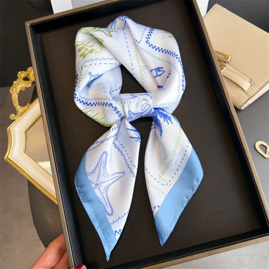Blue Print Silk Square Scarf W - Bandana Cotton recensione e prezzo